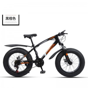 厂家供应20寸双碟刹4.0宽轮胎雪地沙滩车户外男女骑行越野自行车