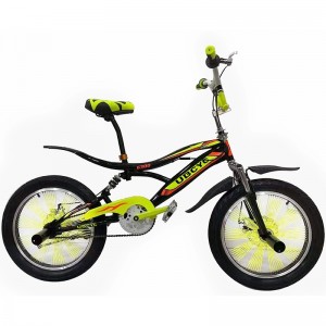 20英寸小轮自行车单速运动山地车自行车BMX手柄杆V制动儿童自行车