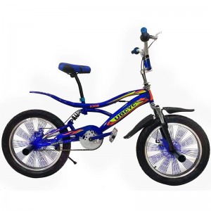 20英寸小轮自行车单速运动山地车自行车BMX手柄杆V制动儿童自行车
