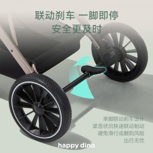 HD小龙哈彼可坐可躺婴儿推车轻便折叠遛娃宝宝手推车EVA轮避震