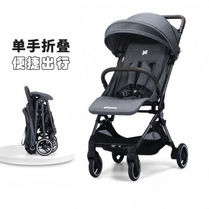 婴儿推车可坐可躺轻便一件折叠便携式高景观婴儿车四轮推车