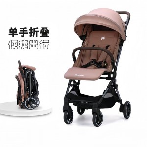 婴儿推车可坐可躺轻便一件折叠便携式高景观婴儿车四轮推车