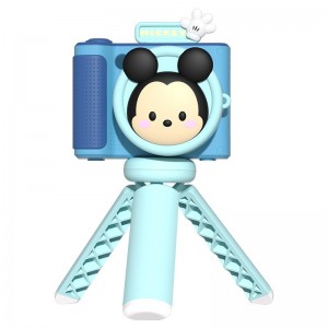 迪士尼 高清拍照录像双摄卡通数码支架照相机草莓熊智能儿童相机
