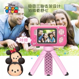 迪士尼 可拍照录像高清迷你相机儿童相机米奇米妮男女孩生日礼物