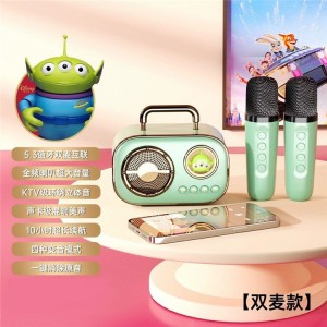 Disney/迪士尼蓝牙音响高音质无线带话筒家庭卡通儿童K歌对唱音箱