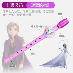 迪士尼笛子喇叭玩具儿童口哨竖笛吹响音乐宝宝幼儿园礼品吹奏乐器