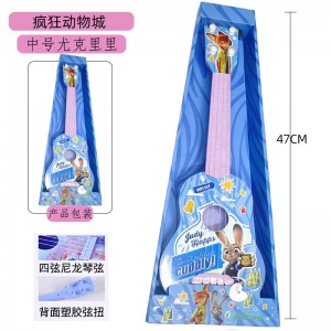 迪士尼尤克里里儿童玩具冰雪奇缘小吉他音乐益智女孩初学者可弹奏