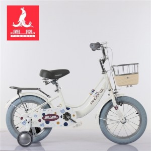 凤凰儿童自行车12/14/16/18寸中大童女孩3-8岁公主车宝宝脚踏单车