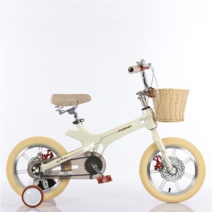 凤凰儿童自行车中大童3-6岁8岁男女孩镁合金带辅助轮单车公主骑行