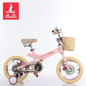 凤凰儿童自行车中大童3-6岁8岁男女孩镁合金带辅助轮单车公主骑行