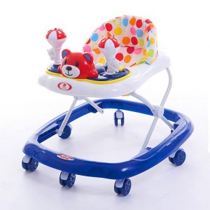 comfortable musical baby walker, kid walker, kid walker with PU wheels and music