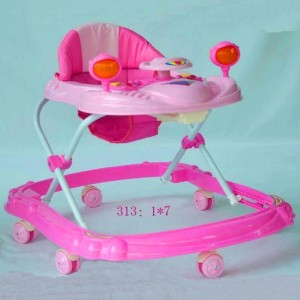 baby walker with putter, foot pad with music, baby baby BB walker