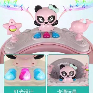 Baby walker with multiple functions anti-rollover hand push walker starter for boys and girls, boys and girls, learn to walk for 6-18 months