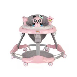 Baby walker with multiple functions anti-rollover hand push walker starter for boys and girls, boys and girls, learn to walk for 6-18 months