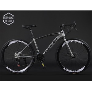 上海永久牌700C公路车自行车赛车变速碟刹男女学生破风弯把的单车