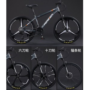 Yongyuan mountain bike adult 26 inch variable speed men&#039;s bicycle riding 30 speed high carbon steel bicycle