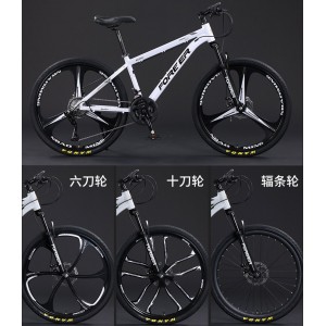 Yongyuan mountain bike adult 26 inch variable speed men&#039;s bicycle riding 30 speed high carbon steel bicycle