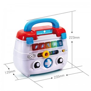 伟易达儿童智能诊疗箱小医生玩具工具医疗箱宝宝仿真打针过家家