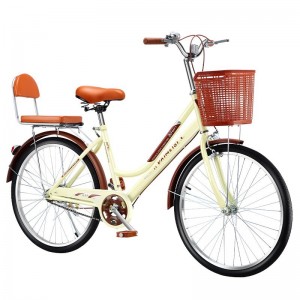 成人自行车通勤复古自行车轻便24寸26寸单车青少年代步自行车