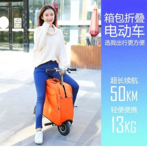 电动自行车成人迷你折叠行李箱包电动车男女式小型代步电瓶车