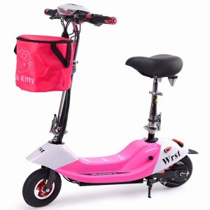 折叠女士迷你电动车小海豚电动滑板车锂电池电动自行车小型摩托车