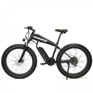 26寸锂电胖胎雪地越野电动助力自行车山地车电车