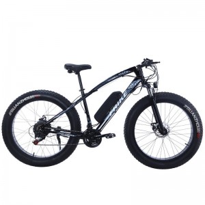 电动山地自行车助力锂电雪地车一体轮变速沙滩单车