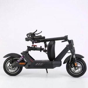 智能滑板车 成人电动车 电动滑板车锂电池 折叠滑板车带座