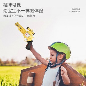 儿童电动音乐声光玩具枪左轮手枪仿真小男孩宝宝摆摊夜市货源
