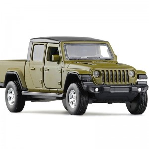 角斗士吉普车越野合金车模开门回力儿童模型1/36 JEEP