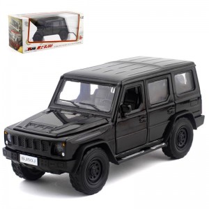 儿童玩具1:32JK吉普勇士BJ80军事模型合金车模声光回力金属玩具车