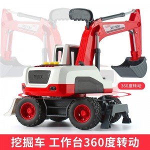 灵活小部件真实模拟体验男孩惯性挖掘机玩具车儿童仿真大号工程车