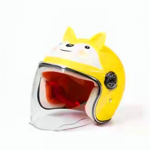 儿童卡通头盔冬季半盔透气保暖时尚可爱舒适