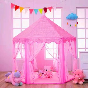 Manufacturers sell children's tent, hexagonal castle, princess tent, indoor and outdoor toy tent, doll house, baby split bed
