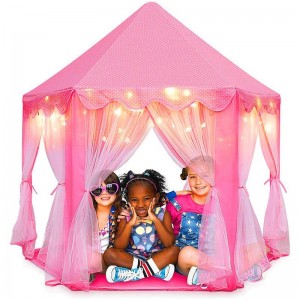 Manufacturers sell children's tent, hexagonal castle, princess tent, indoor and outdoor toy tent, doll house, baby split bed
