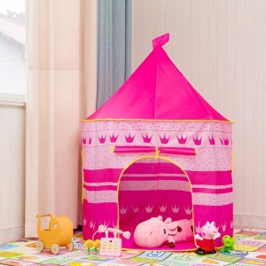 Kids tent, princess castle, indoor and outdoor small house, yurt tent, baby peek-a-boo, play house games
