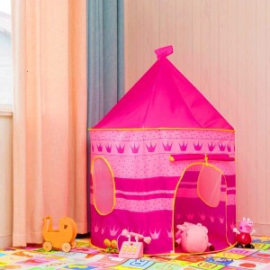 Kids tent, princess castle, indoor and outdoor small house, yurt tent, baby peek-a-boo, play house games