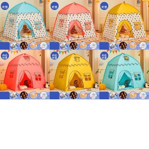 儿童帐篷室内女孩小房子游戏公主房家用儿童宝宝游屋内户外圆帐篷