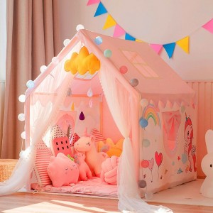 儿童帐篷室内游戏屋公主男女孩玩具屋小房子3-12岁分床神器
