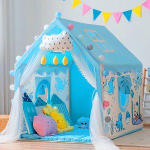 儿童帐篷室内游戏屋公主男女孩玩具屋小房子3-12岁分床神器