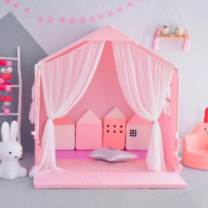 儿童帐篷室内加大游戏屋女孩睡屋过家家玩具屋公主房分床神器