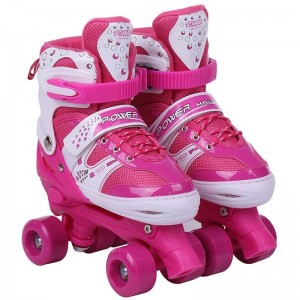 double row adjustable roller skates for boys and girls fashion safety roller skates double row roller skates