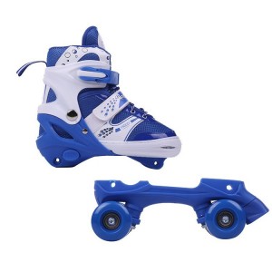 double row adjustable roller skates for boys and girls fashion safety roller skates double row roller skates