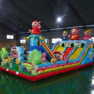 室外大型充气城堡儿童蹦蹦床攀岩滑梯室外淘气堡气包跳床
