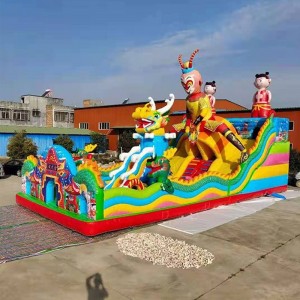 充气城堡室外儿童淘气堡 充气蹦蹦床乐园大滑梯户外游乐设备厂家