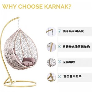 成人秋千 户外藤秋千蛋椅花园家具挂单全彩色秋千椅 吊椅