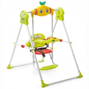 可折叠儿童秋千 儿童支架秋千 带音乐盒儿童秋千儿童支架秋千