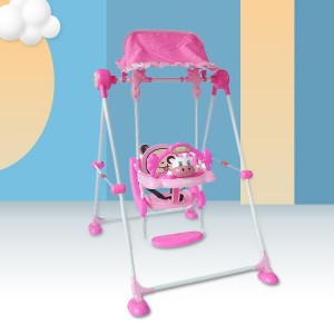 厂家直供可折叠儿童秋千 带音乐盒儿童秋千 儿童支架秋千