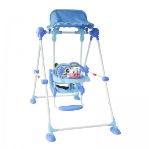 厂家直供可折叠儿童秋千 带音乐盒儿童秋千 儿童支架秋千