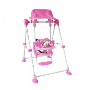 厂家直供可折叠儿童秋千 带音乐盒儿童秋千 儿童支架秋千